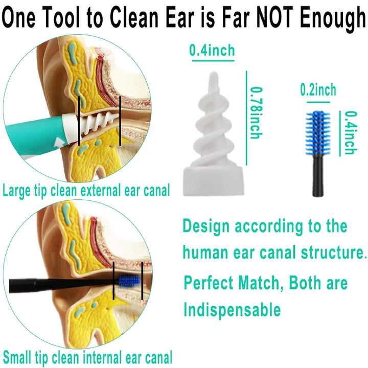 KDO Q-Grips Earwax Remover Silicone Ear-Wax-Removal-Too
