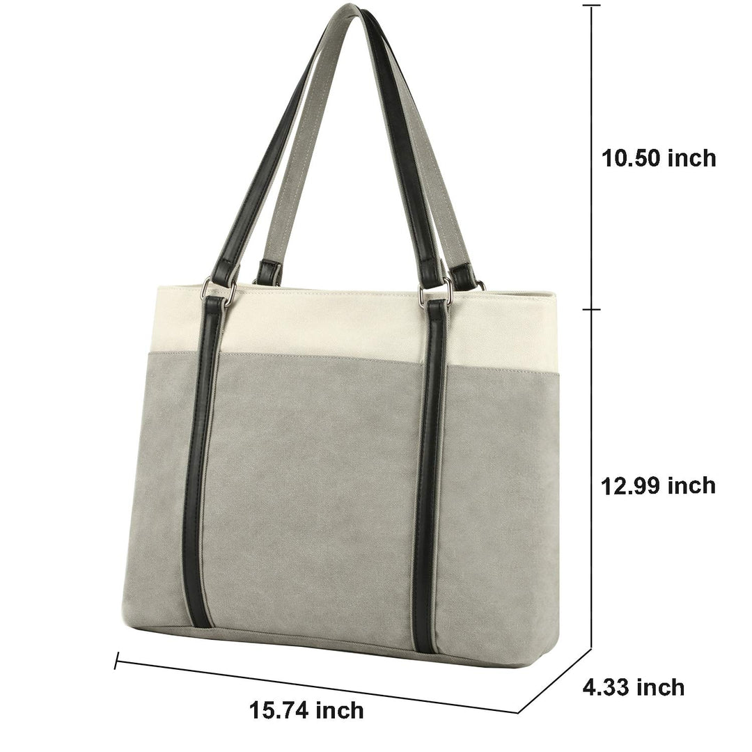 Women&#39;s Work Bag with Laptop Compartment Zipper