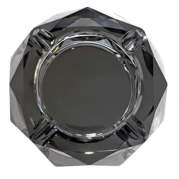 Vintage Ash Tray Small Glass Ashtray,Cool Ashtrays for Cigarettes Indoor, Ash Tray Glass Cigarette Holder 4.5