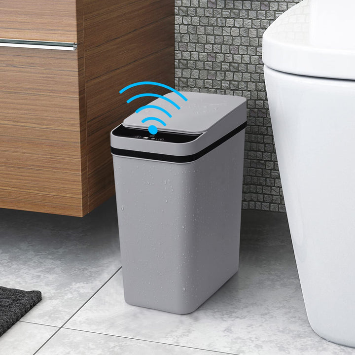 Anborry Smart Touchless Bathroom Trash Can 2.2 Gallon A