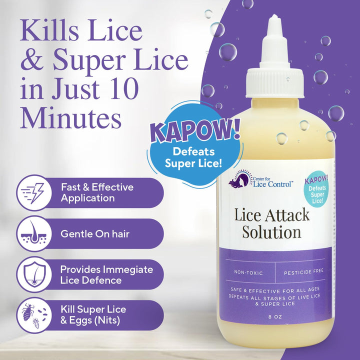 KaPOW! Lice Attack Solution - 12 oz (1)