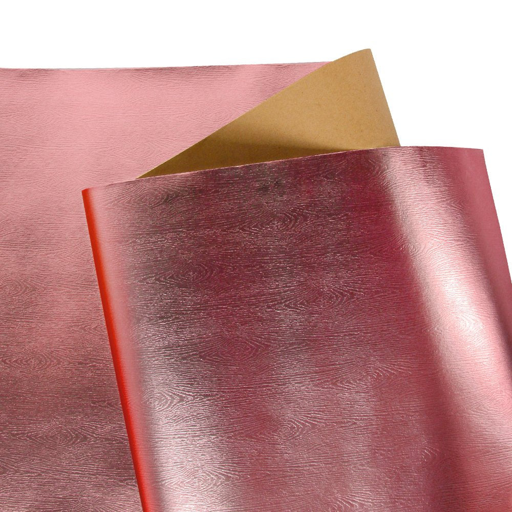 Wrapping Paper Roll - Basics Glossy Rose Gold for Birthday, Holiday, Wedding, Baby Shower Wrap - 30 inch x 16.5 feet