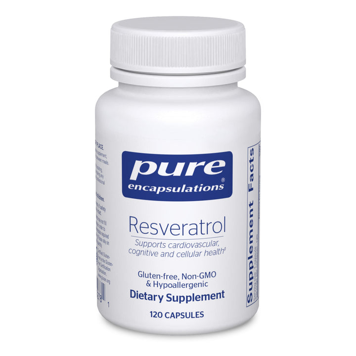 Resveratrol - Cardiovascular, Cellular Health &amp; Memory Support* - 40 mg Trans-Resveratrol - Antioxidants Supplement - Gluten Free &amp; Non-GMO - 120 Capsules