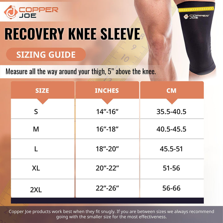 Copper Joe 2 Pack Copper Infused Knee Brace for Women a