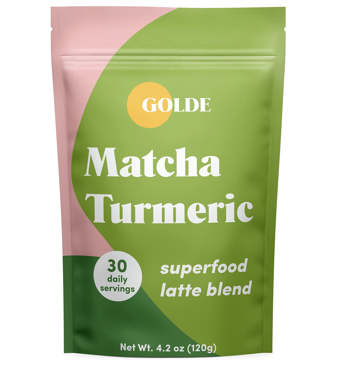 - Superfood Latte Blend - Matcha Turmeric - Plant-Based w/Turmeric, Coconut, &amp; Matcha - Stress Balance - Vegan, Keto, &amp; Sugar-Free - 30 Servings