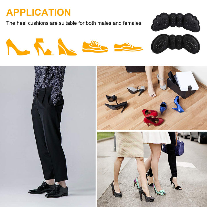 Updated 2020 Version LYLFL [5 Pairs] Heel Cushion Inser