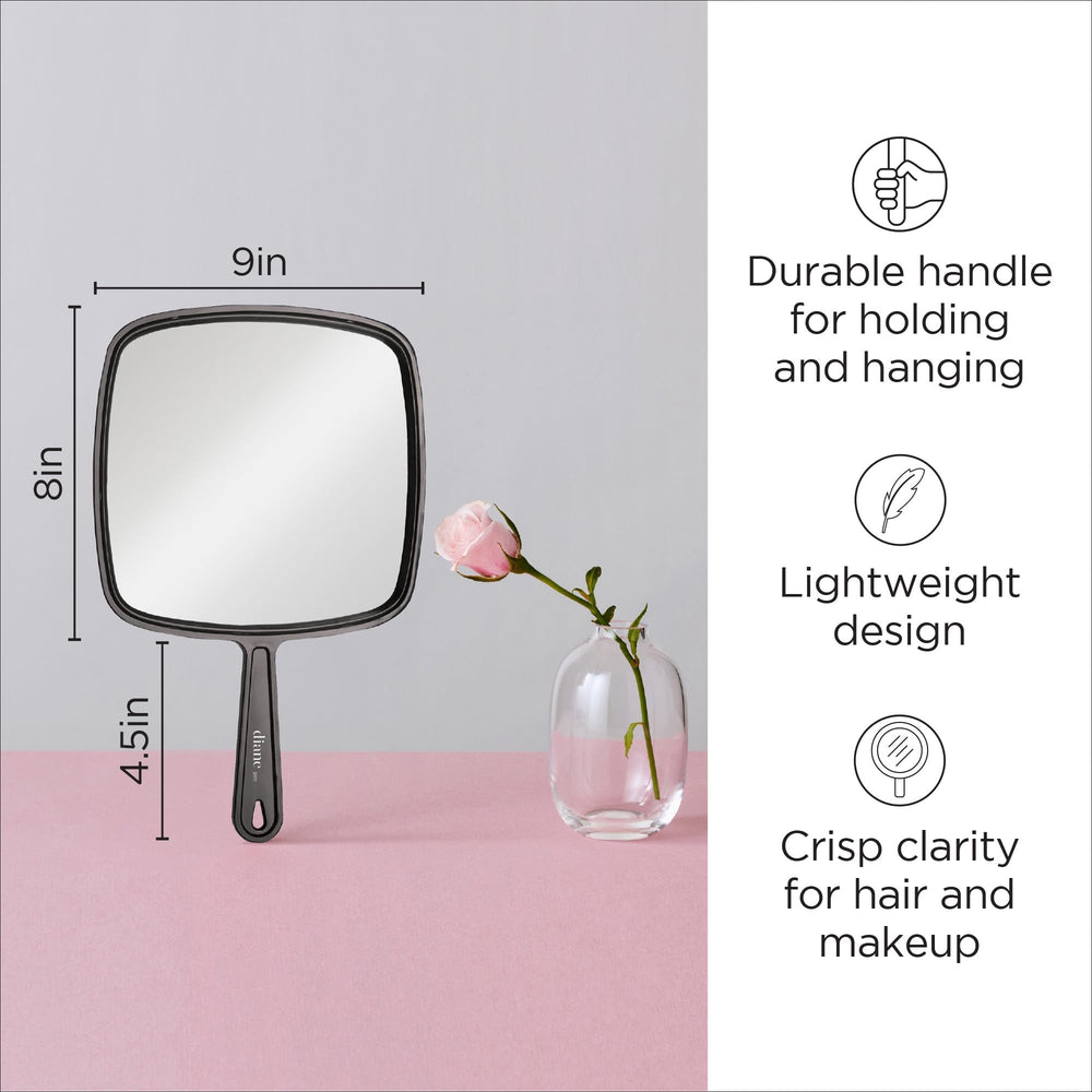 TV Mirror, Large, Black, 9 x 12 Inches, 1 Count