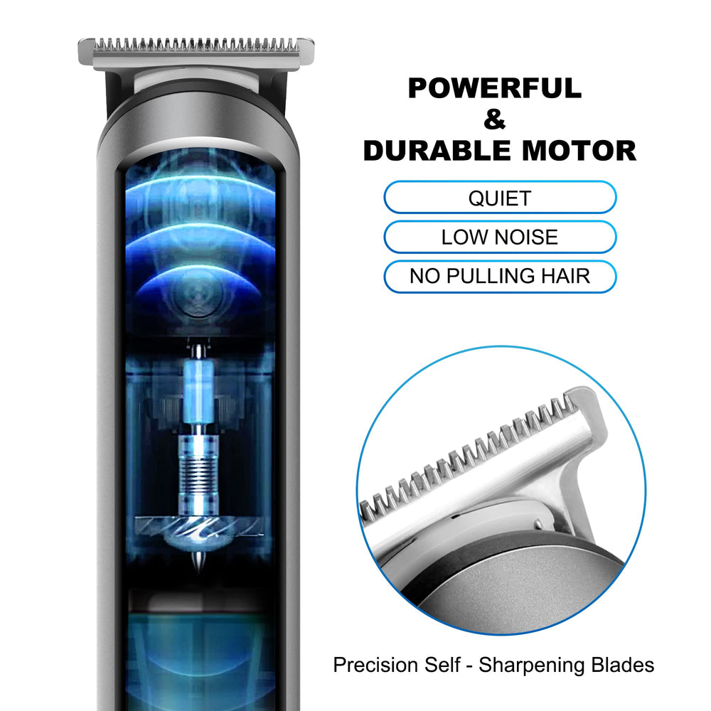 PRITECH Hair Trimmer for Men, Rechargeable Hair Clipper