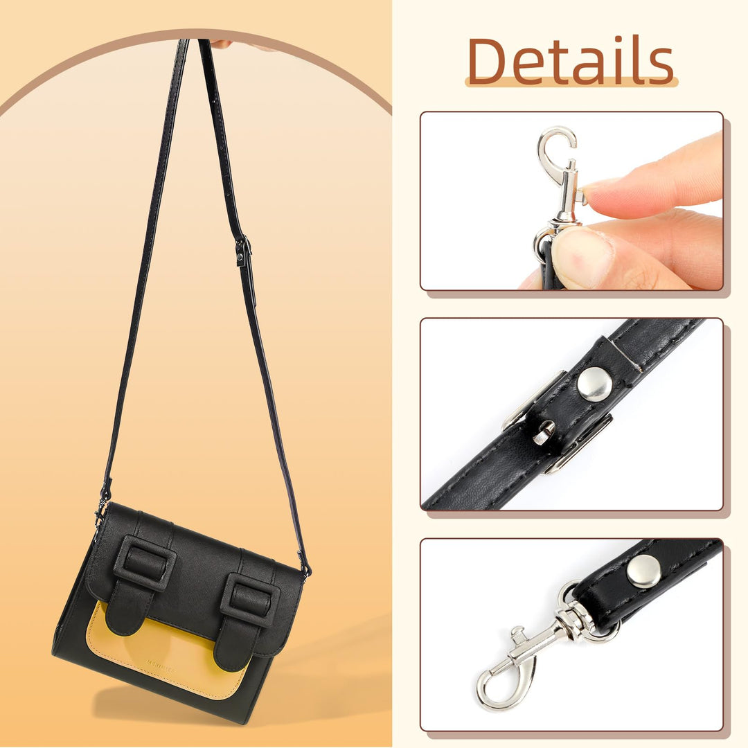 RAYNAG Adjustable Purse Strap Replacement Leather Handb