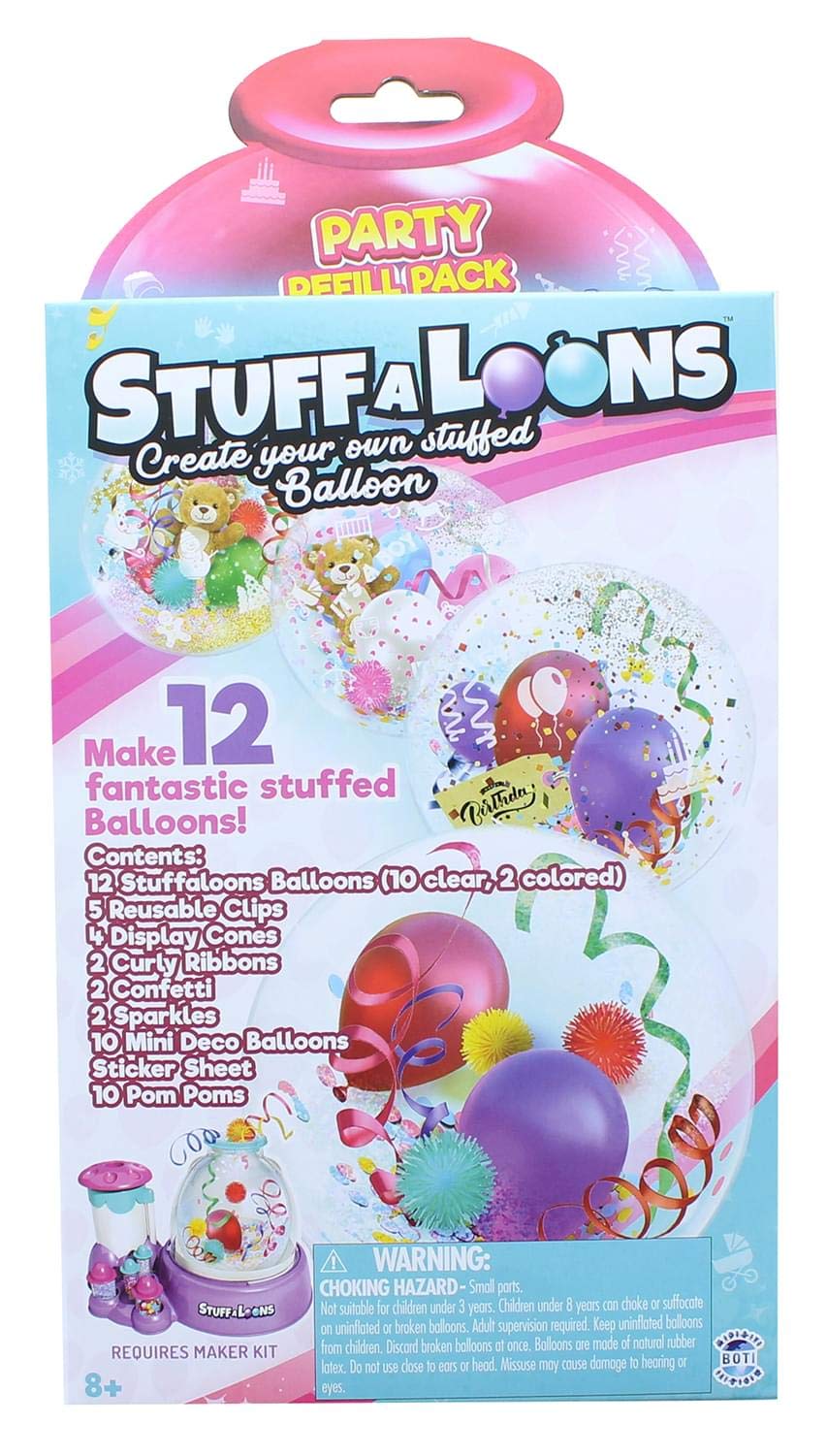 Stuff-A-Loons - Party Refill Pack - Includes 10 Balloon