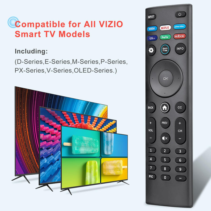 Universal Remote Control XRT140 for VIZIO Smart TV Remo