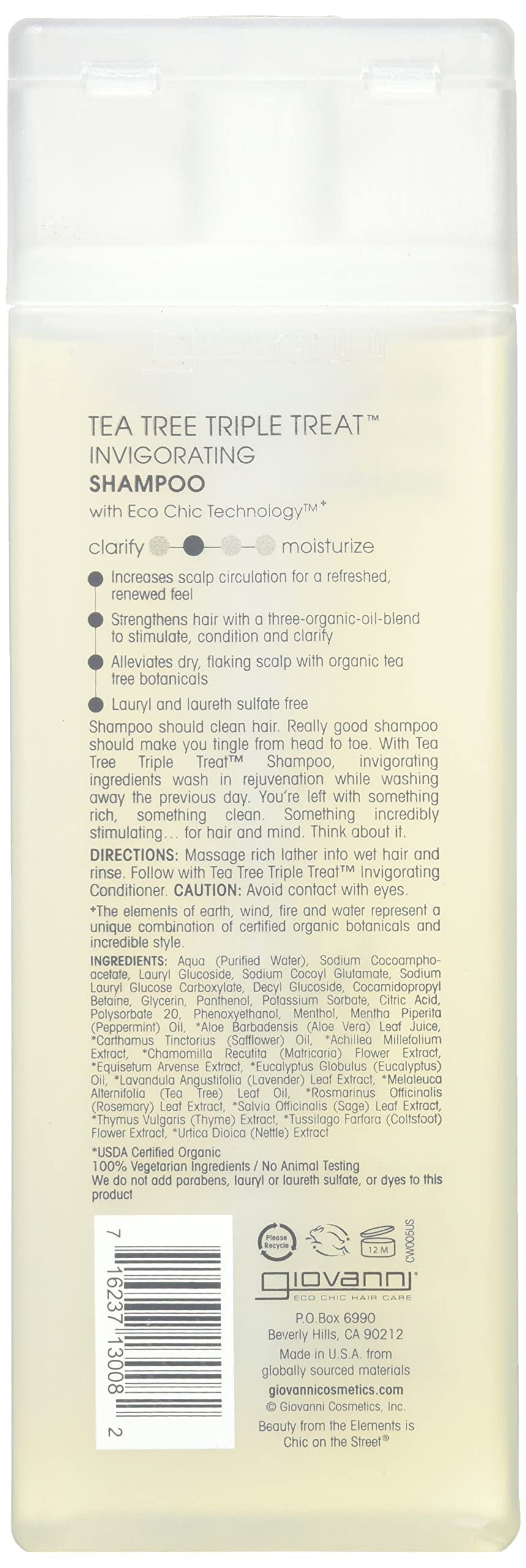 Shampoo Tea Tree Triple Treat, 236ml