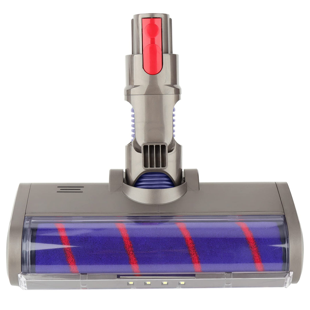 Quick-Release Soft Roller Cleaner Head Accessory Replacement with LED Indicator for Dyson V7 V8 V10 V11 V15 SV10 SV11 Cordless Vacuum Cleaner