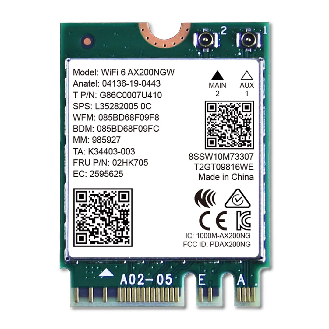 NETELY 802.11AX WiFi 6 AX200NGW MGFF M2 Interface WiFi 