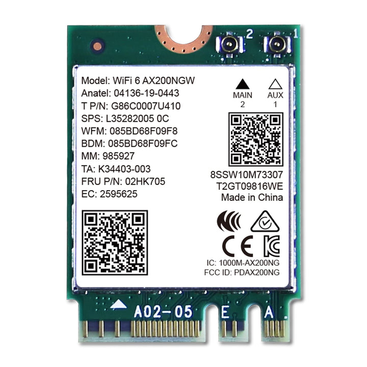 NETELY 802.11AX WiFi 6 AX200NGW MGFF M2 Interface WiFi 