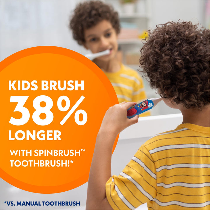 Spinbrush Super Mario (Style and Theme May Vary)