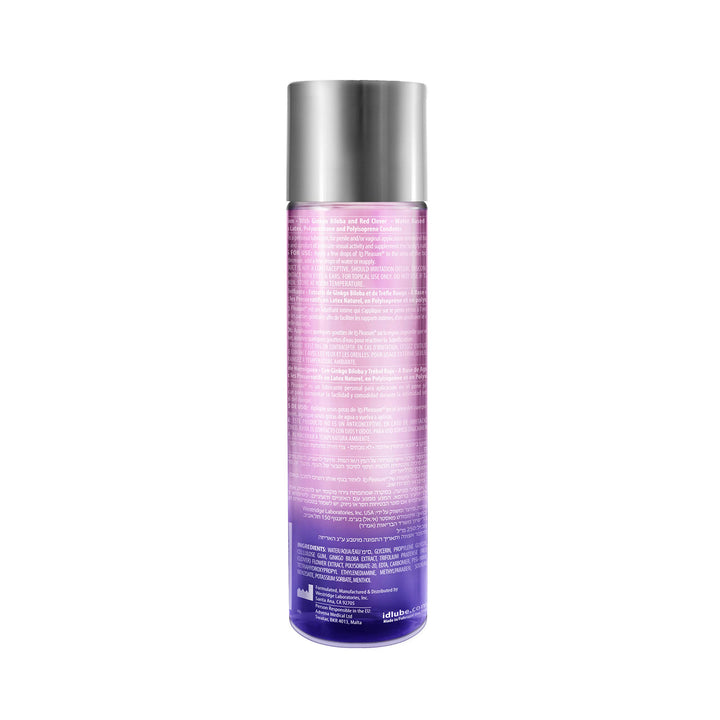 ID Pleasure Stimulating Personal Lubricant 8.5 Fl Oz - Water Based Tingling Sensation Lube with Natural Botanical Extracts, made in USA by ID Lubricants