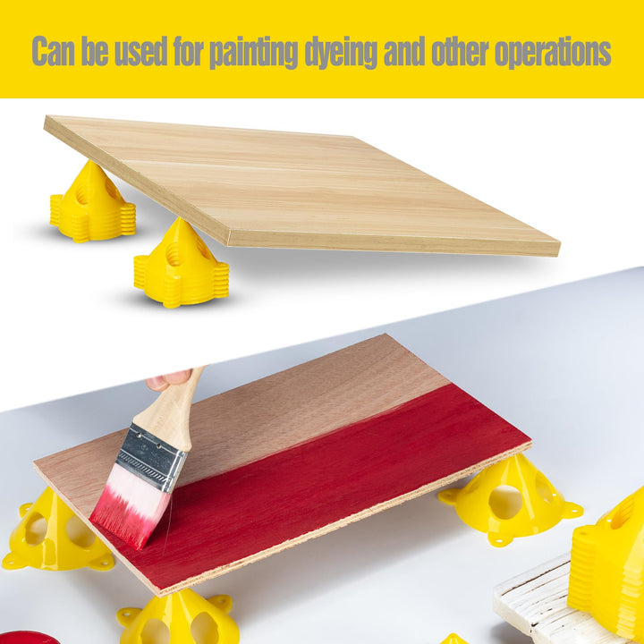56Pack Pyramid Stands Painter&#39;s Painting Stands, Mini Cone Paint Stands for Canvas and Door Risers Support, Paint Pouring Suppliers, Cabinet Paint for Painter Elevated, Canvas Stand