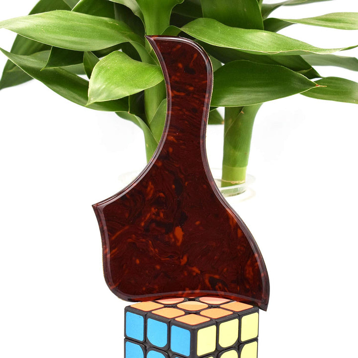 Vencetmat Acoustic Guitar PickGuard, Beveled Edge, Thickening, Fit for Taylor Acoustic Guitar-Coffee