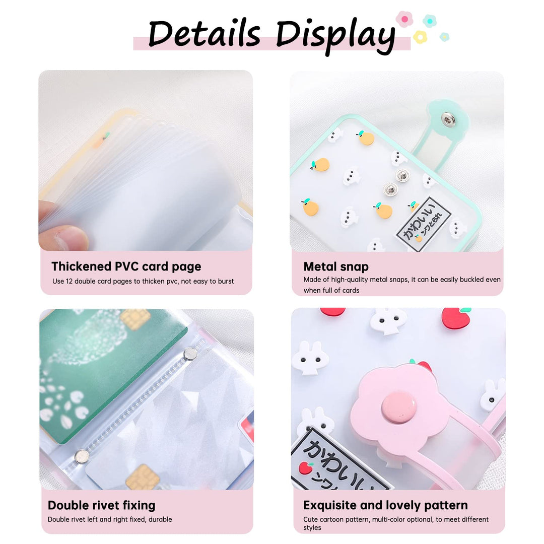Kpop Photocard Holder Book Jelly Glue Mini Photo Album Kpop Photocard Binder Portable Photo Card Sleeves 20 Pockets (Green)