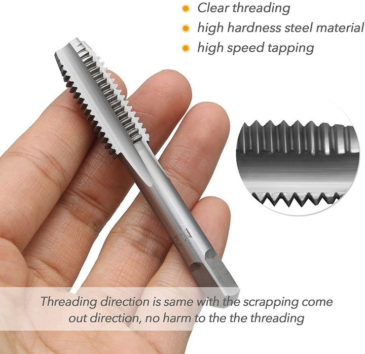 3/8-24 Pitch Imperial Machine Tap H2 Accuracy High Speed Steel 1pcs