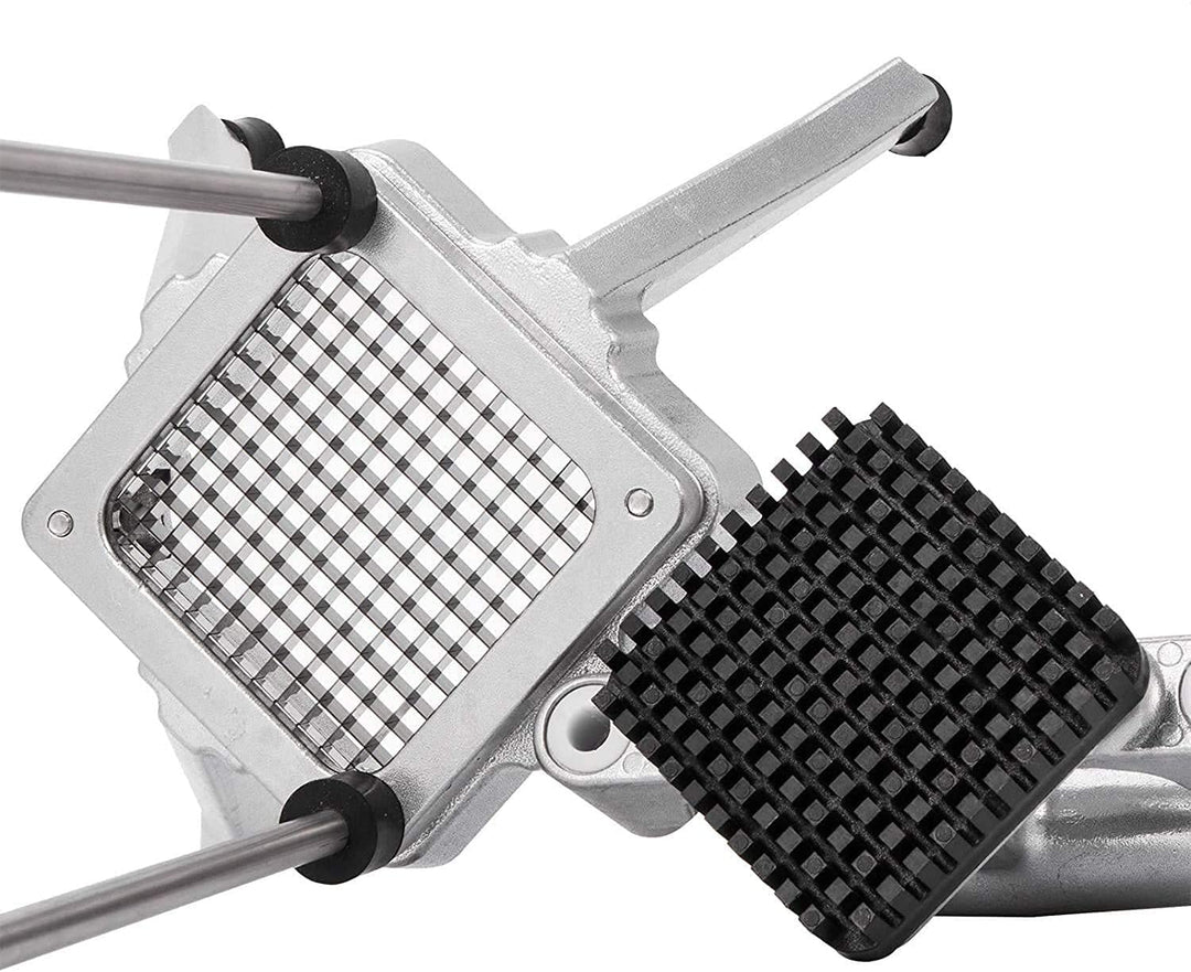 Commercial Vegetable Fruit Chopper W/6-Wedge Slicer&amp;1/4&amp;3/8&amp;1/2 Blade Professional Food Dicer French Fry Cutter Onion Slicer Stainless Steel For Tomato Peppers Potato Mushroom