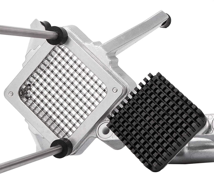 Commercial Vegetable Fruit Chopper W/6-Wedge Slicer&amp;1/4&amp;3/8&amp;1/2 Blade Professional Food Dicer French Fry Cutter Onion Slicer Stainless Steel For Tomato Peppers Potato Mushroom