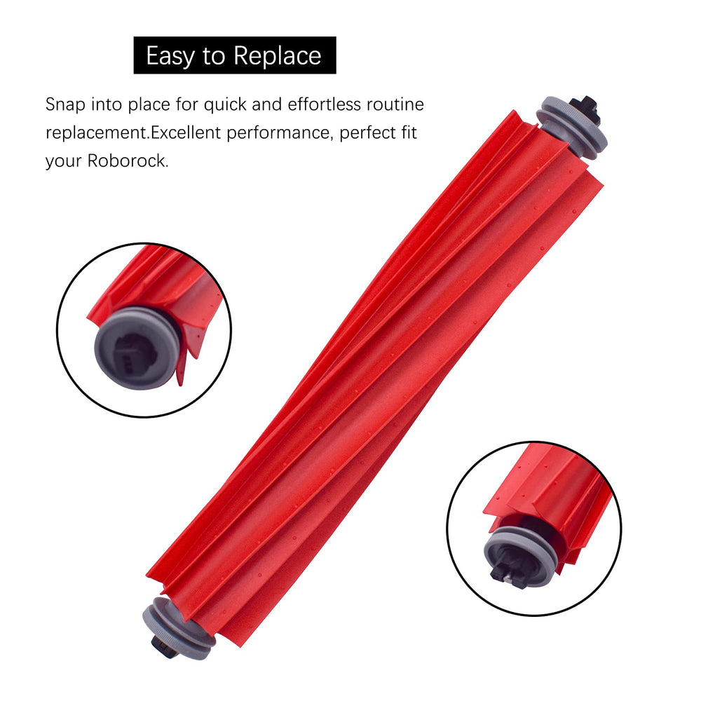 Accessories Kit for for Roborock T7S T7S Plus S7 Vacuum Cleaner Replacement Parts mop Pad X 4 Filter X4 side Brush X 4 Main Brush X 1
