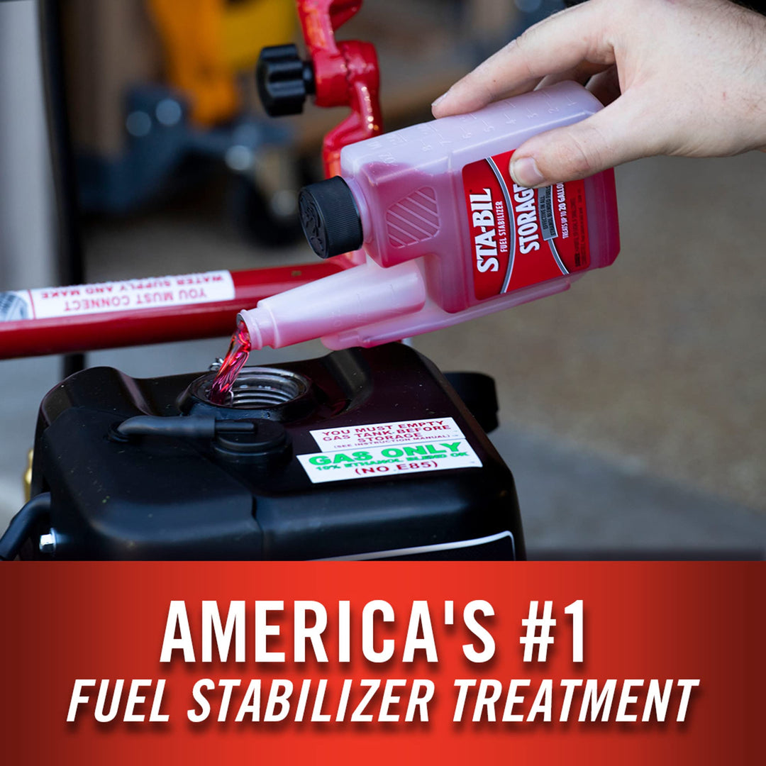 Storage Fuel Stabilizer - Keeps Fuel Fresh for 24 Months - Prevents Corrosion - Gasoline Treatment that Protects Fuel System - Fuel Saver - Treats 20 Gallons - 8 Fl. Oz. (22211)