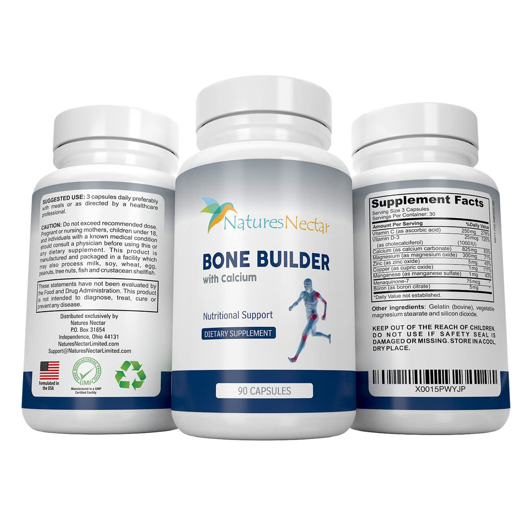 Bone Builder Joint Supplements for Women - Increased Bone Health Plus New Growth - Bone Strength Formula - Organic Bone Care for Max Raw Absorption Boost - Feel New Life &amp; Alive