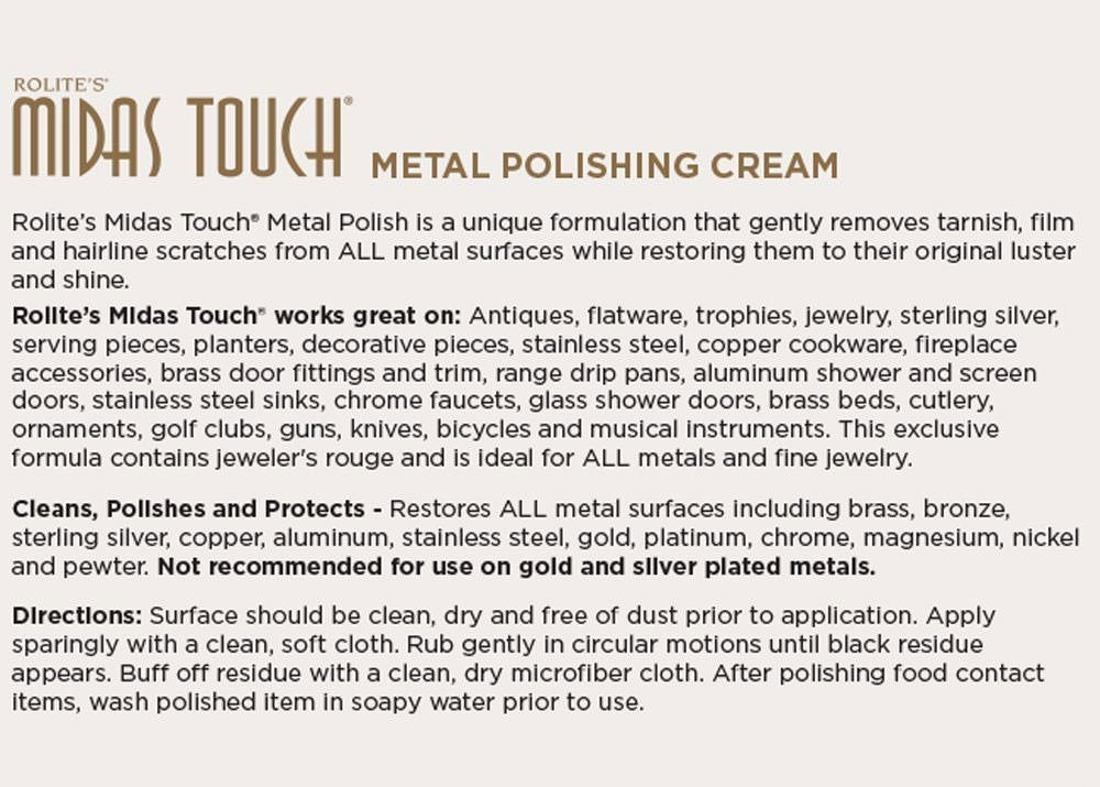 Rolite - MTMPC45z Midas Touch Metal Polishing Cream - C