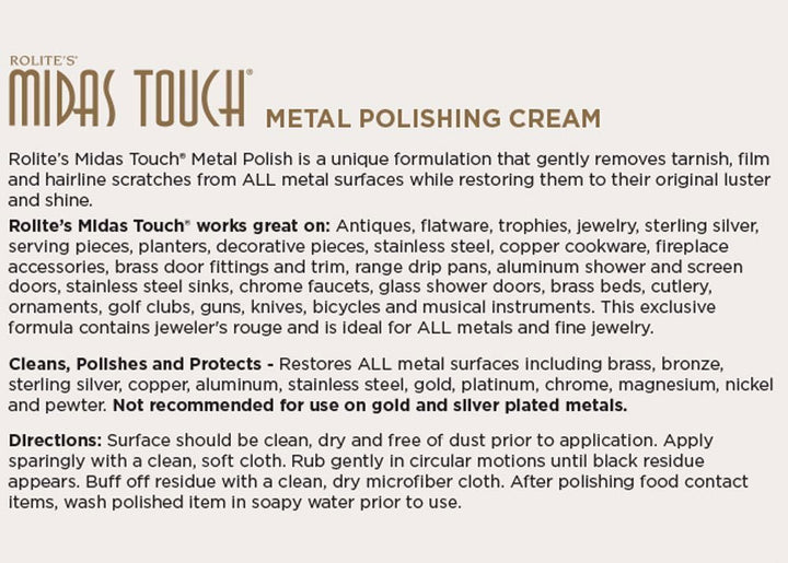 Rolite - MTMPC45z Midas Touch Metal Polishing Cream - C
