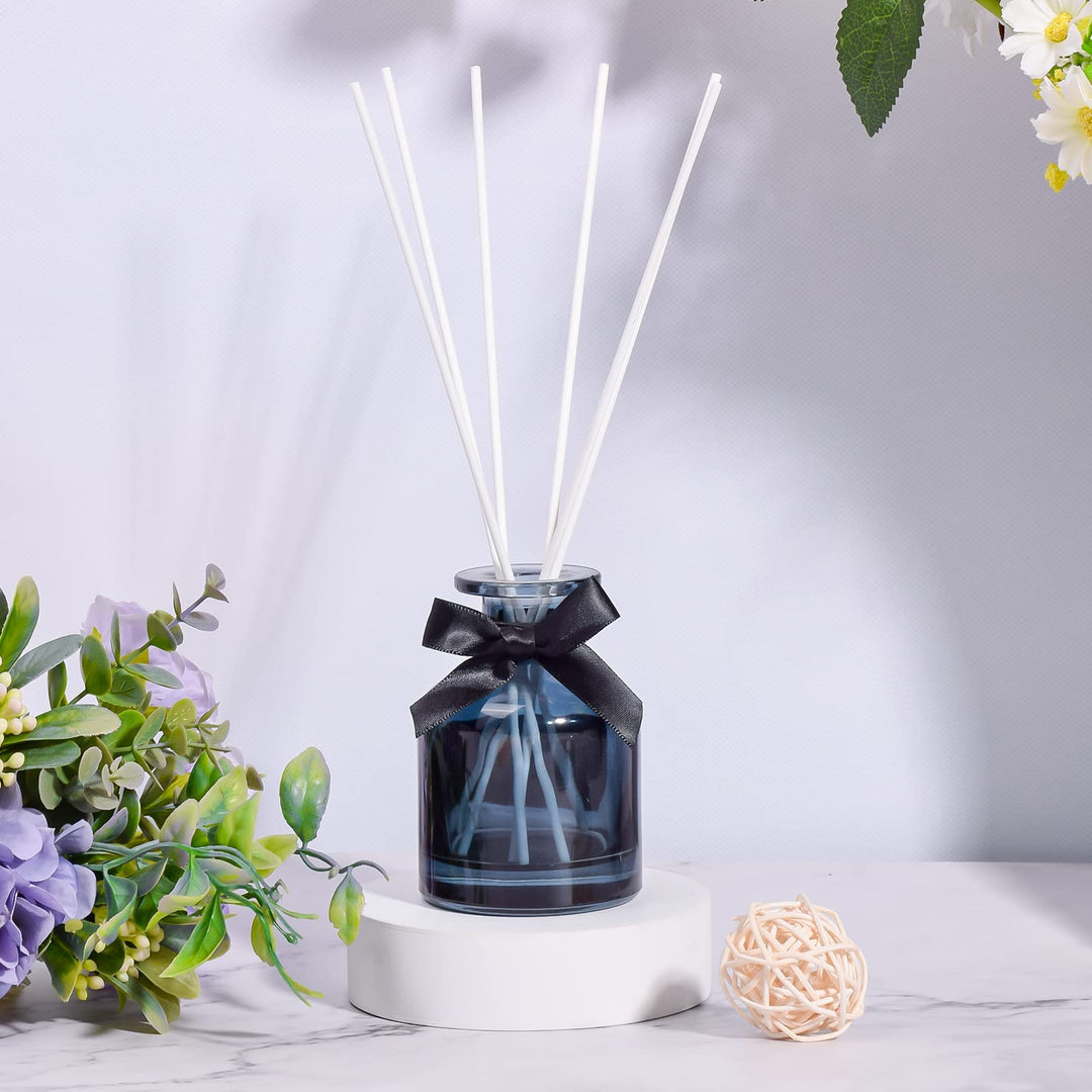 100 Pieces Fiber Reed Diffuser Sticks 21cm*3mm Replacement Refill Sticks for Aroma Fragrance Bathroom Deodorant (White)