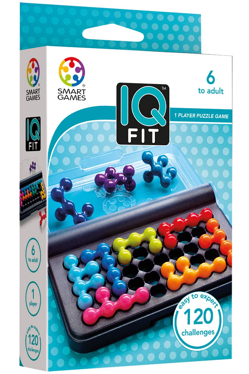 SmartGames IQ Fit - a fun 3D travel game for ages 6-adu