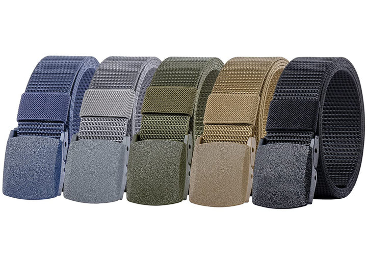 Ginwee 5 Pack Nylon Military Tactical Belt Webbing Canv