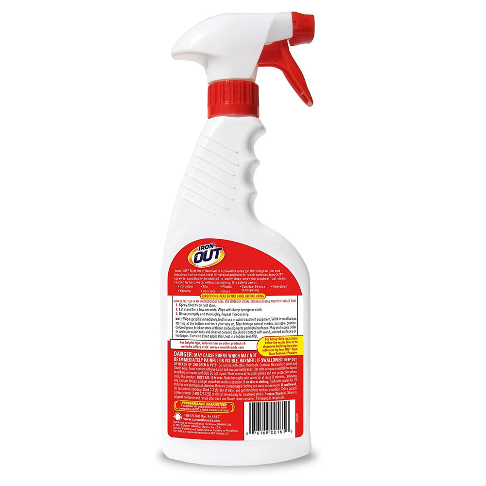 Iron OUT Spray Gel Rust Stain Remover, Remove and Preve