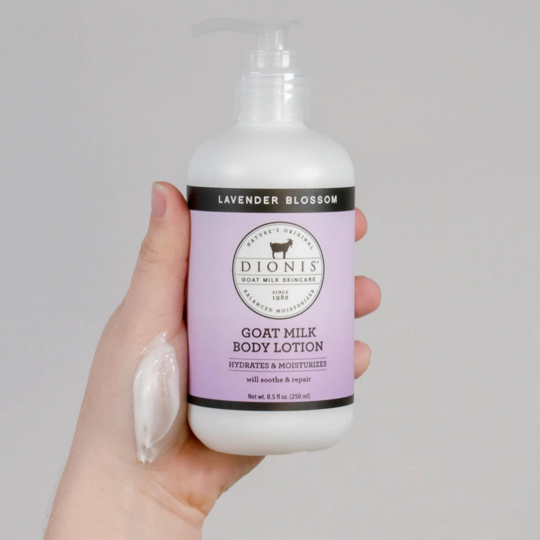 Goat Milk Hydrating Skincare Scented Cream, Rich &amp; Creamy Daily Moisturizing Lavender Blossom Spice Body Lotion For Dry Skin, Made in the USA, Cruelty-Free &amp; Paraben-Free, 8.5 oz Bottle