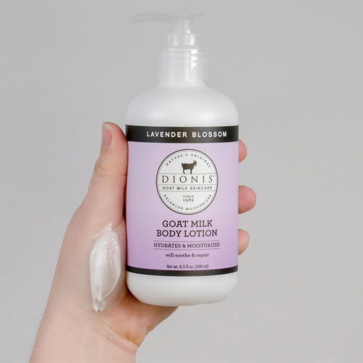 Goat Milk Hydrating Skincare Scented Cream, Rich &amp; Creamy Daily Moisturizing Lavender Blossom Spice Body Lotion For Dry Skin, Made in the USA, Cruelty-Free &amp; Paraben-Free, 8.5 oz Bottle
