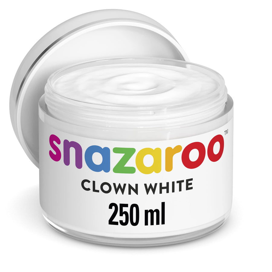 Face and Body Paint, Clown White, 250ml