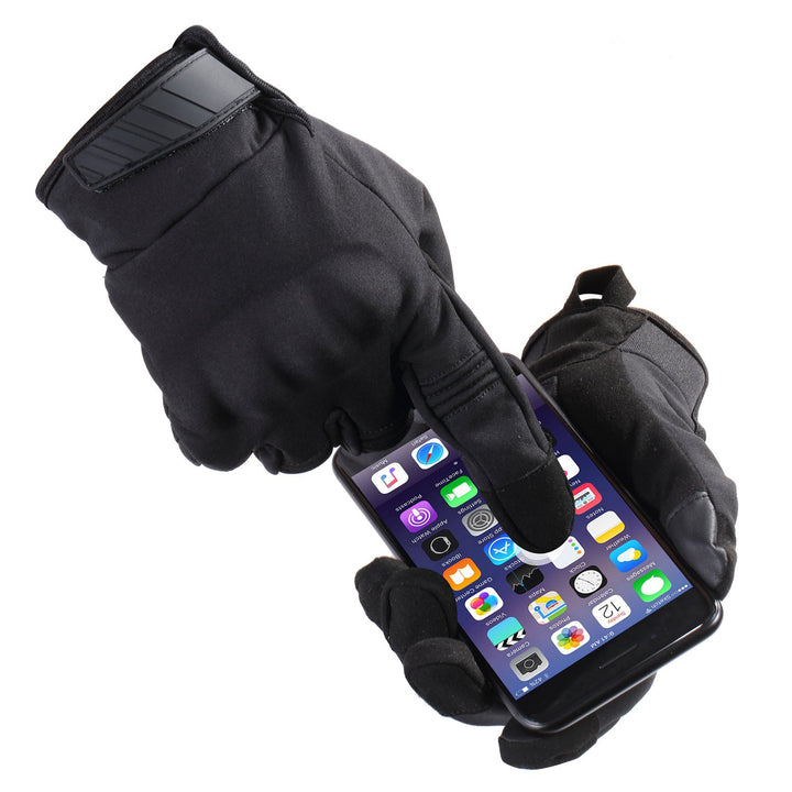 Winter Warm Tactical Gloves Touch Screen for Airsoft Cycling Motorcycle Motorbike Skiing Snowboarding Camping Bicycle Outdoor Gloves Black M