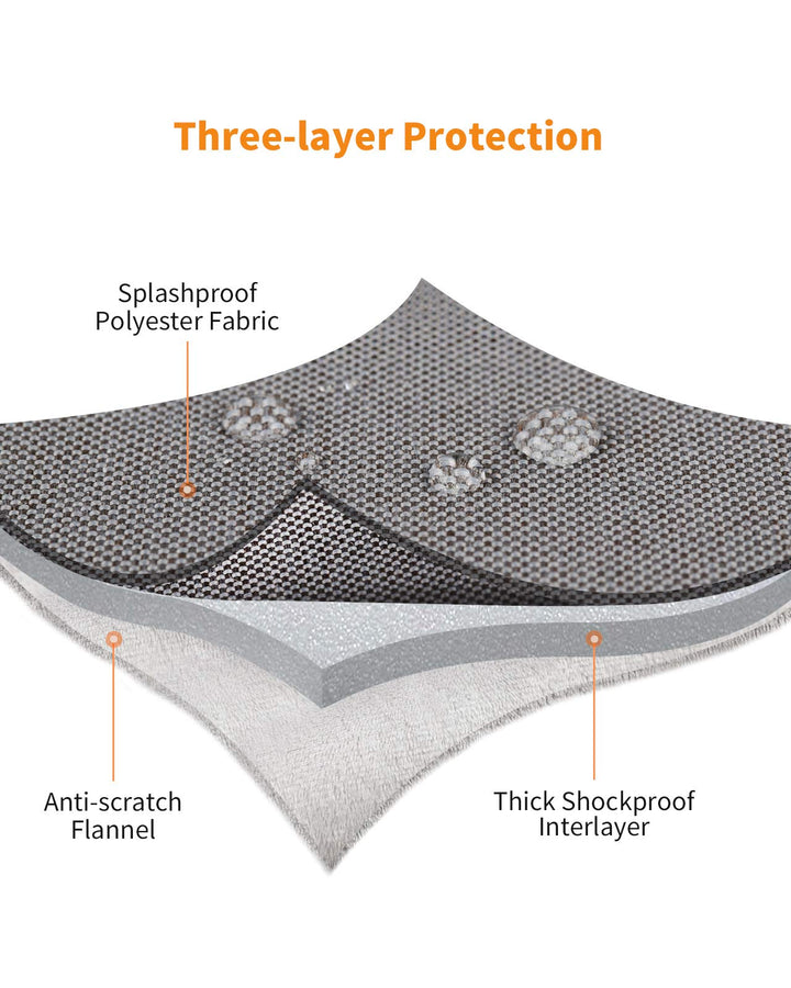 13-13.3 Inch Laptop Sleeve Case Briefcase Cover Protective Bag Ultrabook Netbook Carrying Protector Handbag Compatible 13 MacBook Air/MacBook Pro(Retina)2012-2015, 2019/2018/2017/2016, Gray