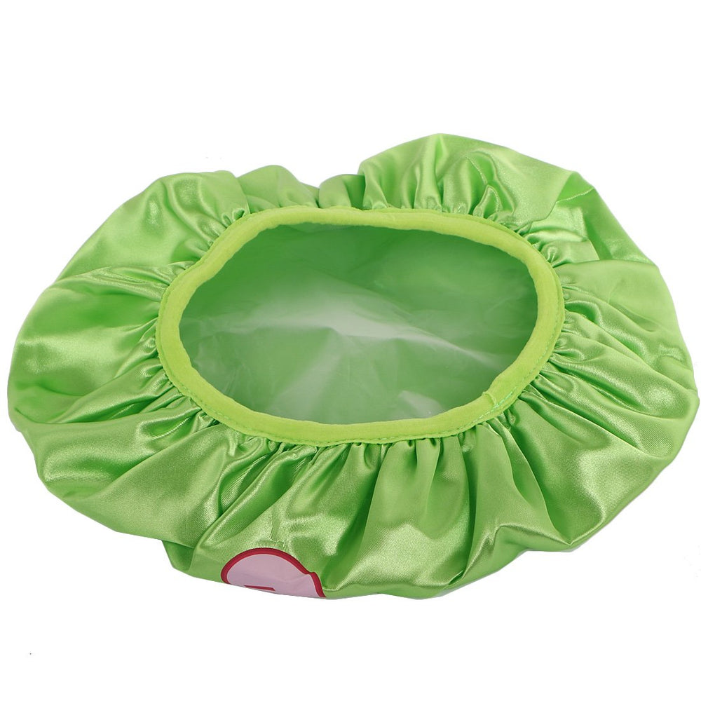 4pc Waterproof Reusable Bath Hat Kids Fun Cartoon Animal Shower Caps Set