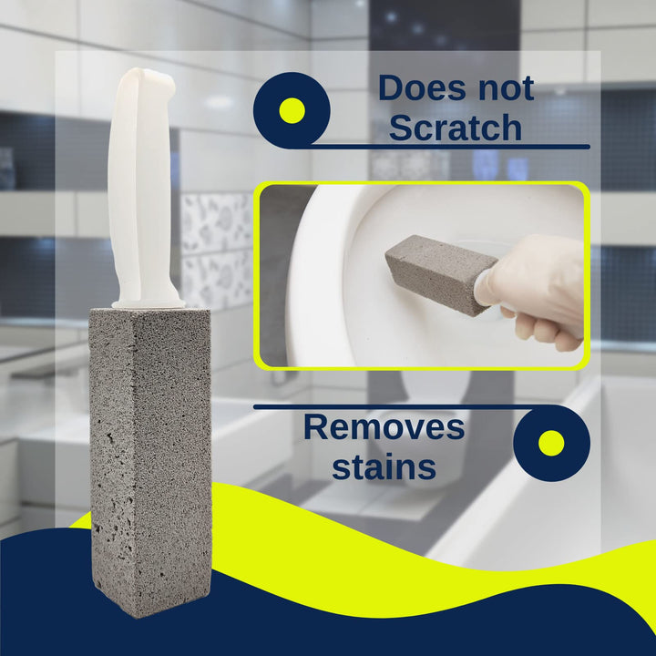 PUMIE Pumice Stone Toilet Bowl Ring Tough Stain Cleaner