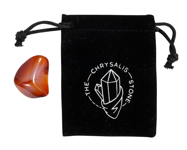 The Chrysalis Stone Tumbled Carnelian - Healing Stone, 