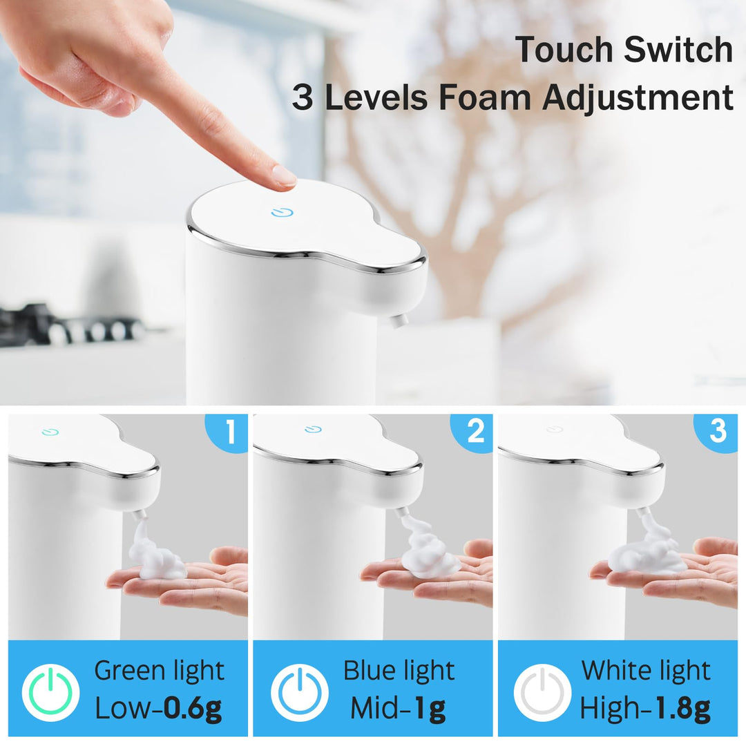 Automatic Foam Soap Dispenser Touchless: Rechargeable S