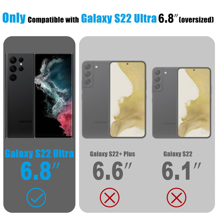 Esdot for Samsung Galaxy S22 Ultra Case,Military Grade 