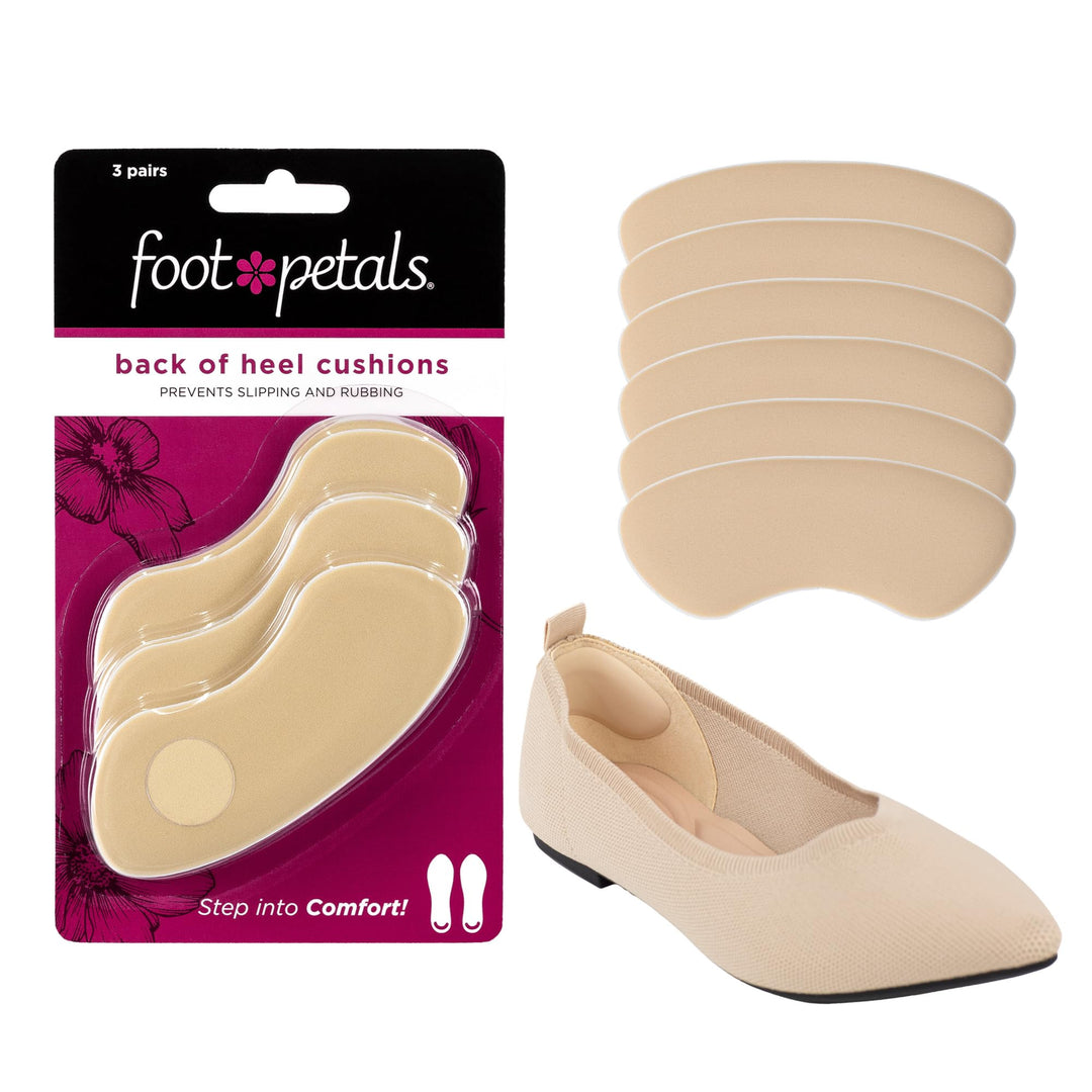 Fancy Feet Women&#39;s Back of Heel Cushions, Khaki