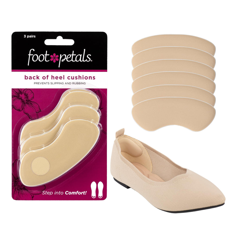 Fancy Feet Women's Back of Heel Cushions, Khaki