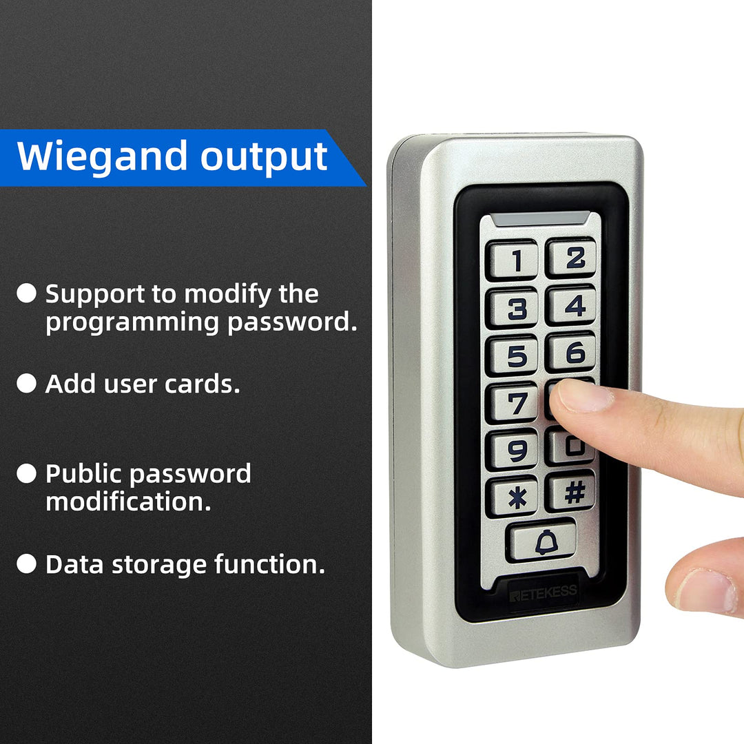 Retekess T-AC03 Security Access Control Keypad,RFID Key