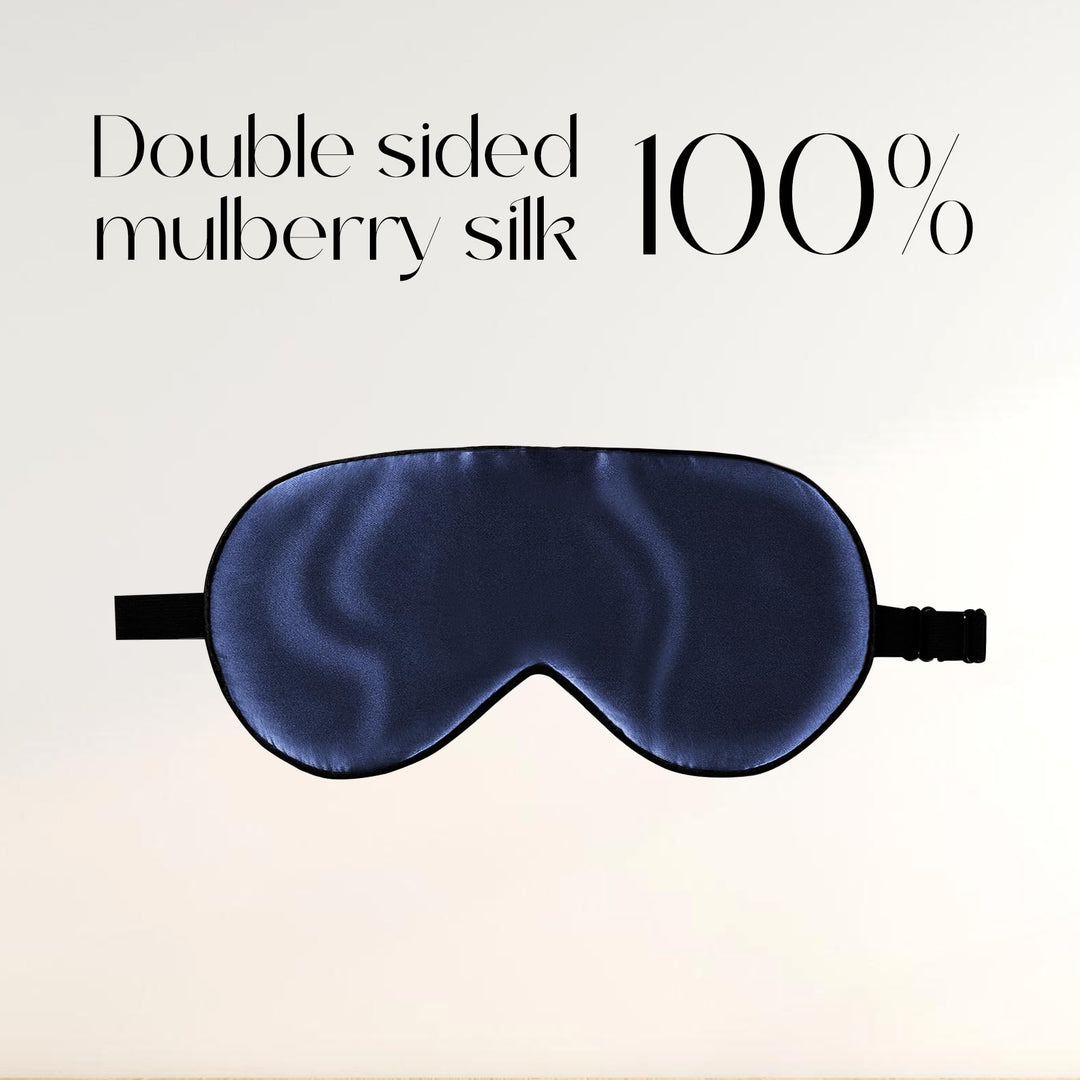ZIMASILK Adjustable Mulberry Silk Sleep Mask Blindfold 